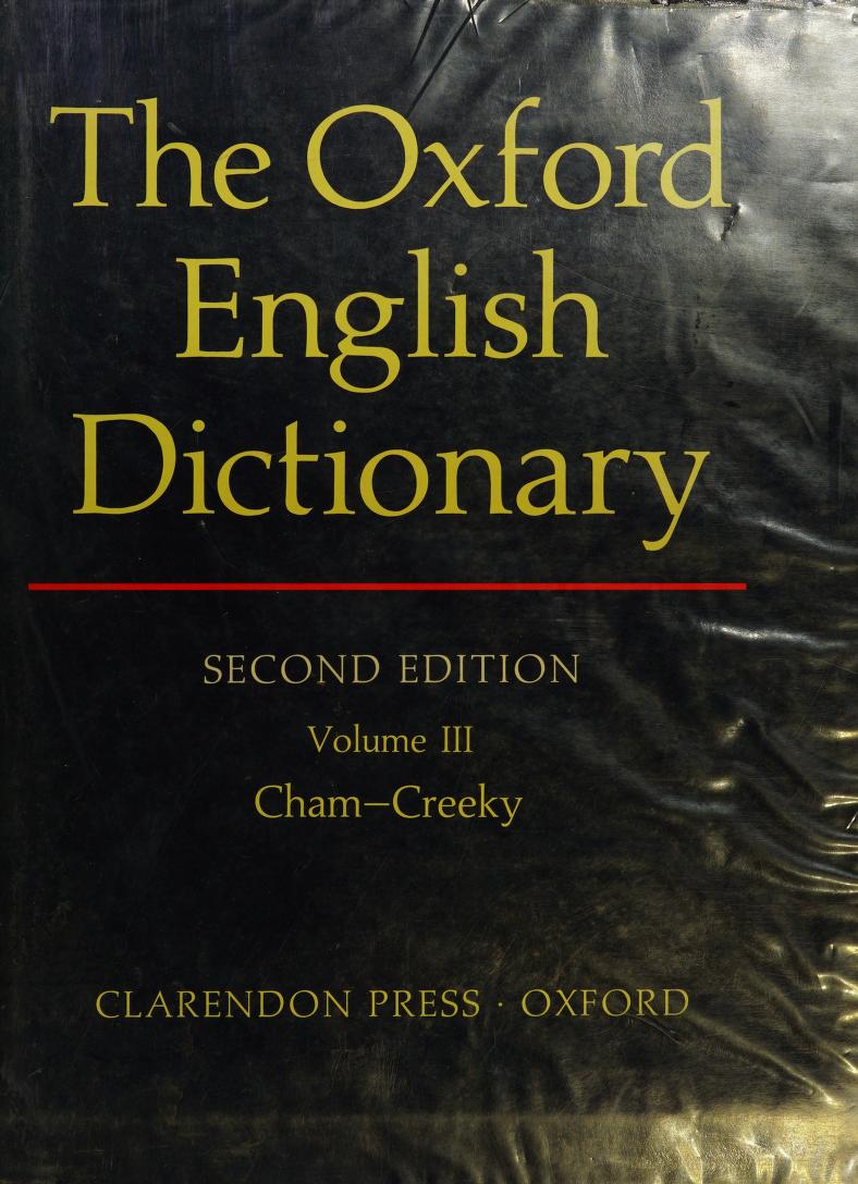 The English Dictionary Download, Borrow, and : Internet Archive